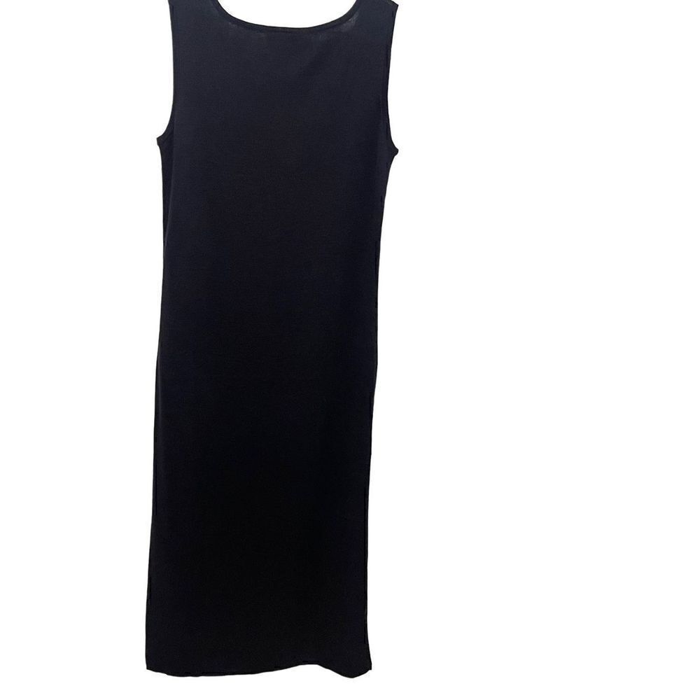 Bob Mackie Studio Knit Wool Blend Maxi Dress Navy Women’s Size Large